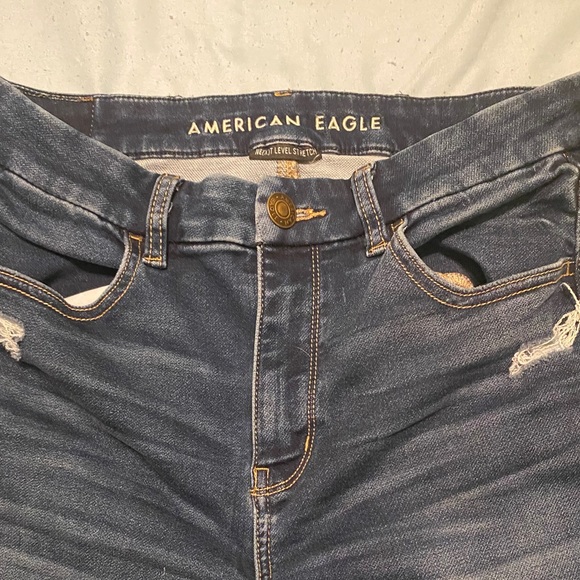 American eagle ripped jeans size 10! - Picture 3 of 3